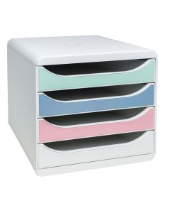 Module de rangement 4 tiroirs - Assortiments -Big Box EXACOMPTA AutentiK