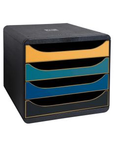 Module de rangement 4 tiroirs - Assortiments -Big Box EXACOMPTA NeoDeco
