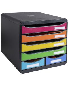 Module de rangement 6 tiroirs - Big Box Maxi : EXACOMPTA Iderama image