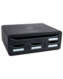 Caisson à 4 tiroirs - Toolbox Mini - Noir EXACOMPTA ECOBlack Image