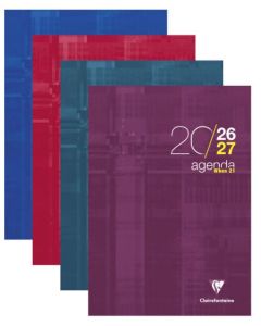 Agenda WHEN 21 2026/2027 - 210 x 297 mm CLAIREFONTAINE Visuel des couvertures
