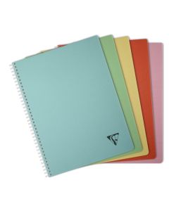 Cahier reliure intégrale A4 - Quadrillé - Rose pétale CLAIREFONTAINE Linicolor Exemple modèle
