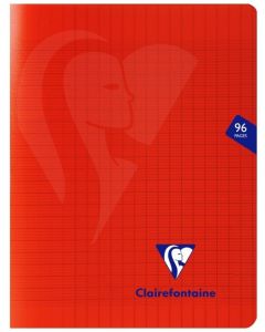 Cahier A4 - 96 pages - Grands Carreaux - Violet CLAIREFONTAINE Mimesys