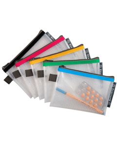 Pochettes à fermeture éclair - 230 x 130 cm - DL - Assortiment EXACOMPTA
