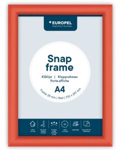Cadre Porte affiche - A4 - Rouge : EUROPEL image