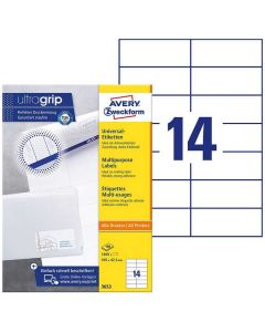 Photo Étiquettes adhésives ProNature 105 x 42,3 mm AVERY 3653