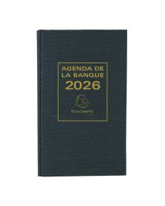 Agenda de Banque 2026 - 175 x 280 mm 38681E EXACOMPTA 1 volume