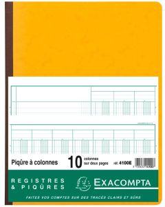 EXACOMPTA 4100E : Registre 10 colonnes 320 x 250 mm