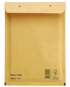 Pochettes d'expédition à coussin d'air - Marron - 200 x 275 mm : MAIL MEDIA Lot de 100 Visuel