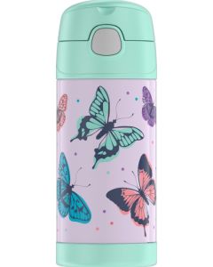 Gourde isotherme - 0,35 L - Papillons THERMOS FUNTAINER Straw Bottle