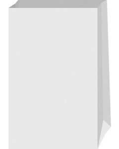 Pochette d'emballage en papier - 120 x 210 mm - Blanc : FOLIA Lot de 15 Visuel