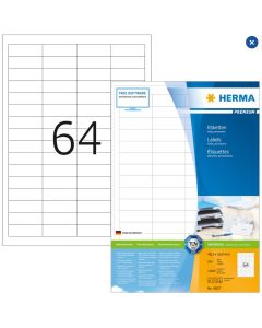 Étiquettes adhésives blanches - Multi-usages 4607  Herma 