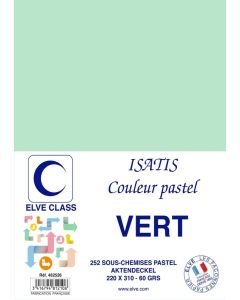 Sous-Chemise pour dossier A4 - Vert ELVE Isatis