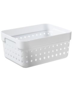 Bac de rangement pour Tiroir - 158 x 118 x 73 mm - Blanc NHG Seoul Organizer L