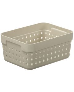 Bac de rangement pour Tiroir - 158 x 118 x 73 mm - Beige NHG Seoul Organizer L