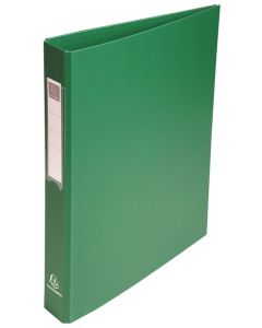 Classeur rembordé 4 anneaux en PP - Vert EXACOMPTA Image