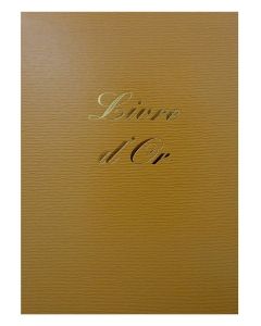 ELVE : Livre d'or Classique - 220 x 170 mm - Registre Jaune 53003