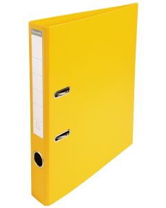 Classeur à levier en PVC - Dos de 50 mm - Jaune EXACOMPTA Visuel