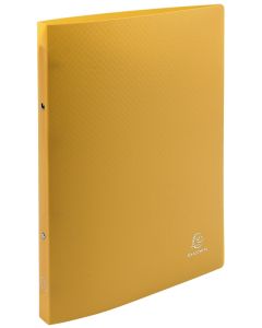Classeur souple - 2 anneaux de 15 mm - Jaune opaque : EXACOMPTA Photo