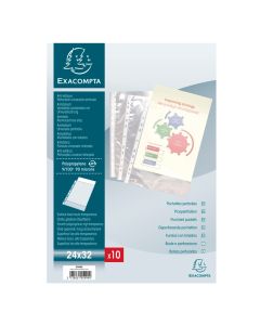 5990E Pochettes perforées Exacompta A4 maxi vertical
