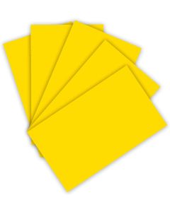 Feuille de papier - 220 g - 500 x 700 mm - Jaune Banane : FOLIA Visuel