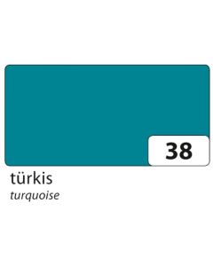 Carton de Bricolage 500 x 700 mm - Turquoise - 300 g/m² : FOLIA Visuel