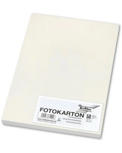 Carton de Bricolage A4 - Blanc perle - 300 g/m² : FOLIA Lot de 50 Visuel