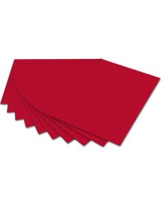 Carton de Bricolage A4 - Rouge tuile - 300 g/m² : FOLIA Lot de 50 Visuel