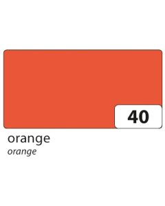 Carton de Bricolage 500 x 700 mm - Orange - 300 g/m² : FOLIA Visuel