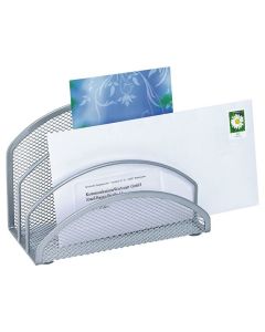 Corbeille à Courrier 3 compartiments - Argent : WEDO Office Visuel