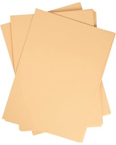 Feuilles de papier de couleur - 500 x 700 mm - Abricot : FOLIA Visuel