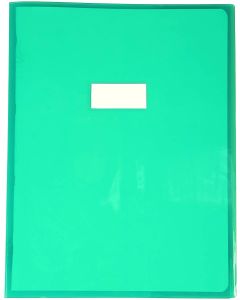 Protège-cahier - 240 x 320 mm - Vert transparent : CLAIREFONTAINE Cristalux photo