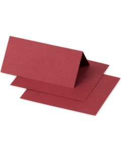 POLLEN Cartes de table - 85 x 80 mm - Bordeaux Lot de 25