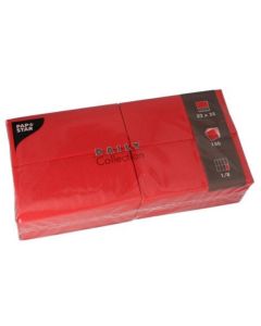 Serviettes de Table Bistro - 320 x 320 mm - Rouge PAP STAR