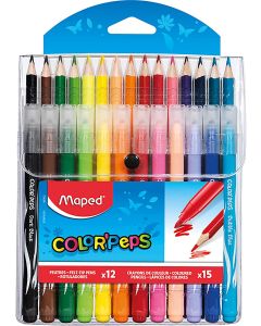 Pack de crayons de couleur et de feutres : MAPED Color'Peps (897412)