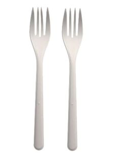 Fourchettes jetables en Bioplastique - Blanc PAP STAR Pure Lot de 100