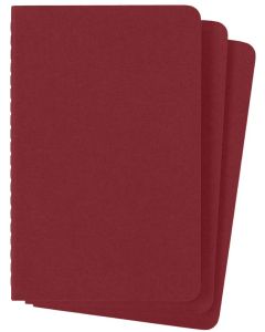 Carnet de Notes Uni - 190 x 250 mm - Carton Rouge MOLESKINE Lot de 3 Exemple