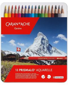 Étui de 18 Crayons de couleurs Prismalo - Assortiment : CARAN D'ACHE Modèle