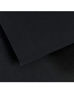 Feuille de papier dessin Mi-teintes - Noir - 500 x 650 mm : CANSON