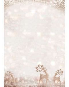 Papier à motif de Noël - Cerf Brillant - Lot de 100 feuilles : SIGEL image