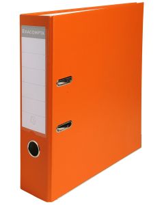 Classeur à levier en PP - Dos de 80 mm - Orange EXACOMPTA Photo