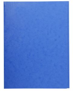 Chemise en carte lustrée à 3 rabats - Bleu : EXACOMPTA Photo