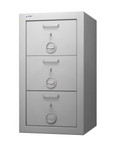 Armoire forte à 3 tiroirs - Serrure à clé : HARTMANN CLASS PROTECT 3T image