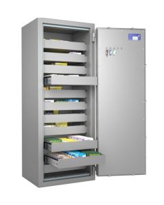 Coffre pour stupéfiants à code - 11 tiroirs - 169L HARTMANN Pharma Protect