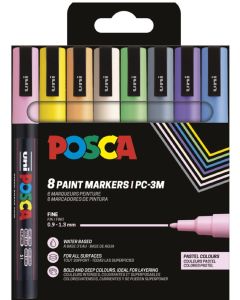 Marqueur peinture - Assortiment POSCA PC1MR Lot de 8