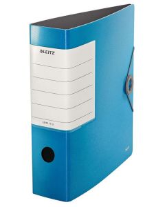 Photo Classeur solide à levier - Dos 82 mm - Bleu clair : LEITZ 1112-00-30