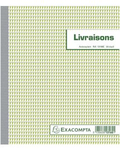 Bon de LIVRAISON Carnet autocopiant Dupli 210 x 180 mm EXACOMPTA 13160E