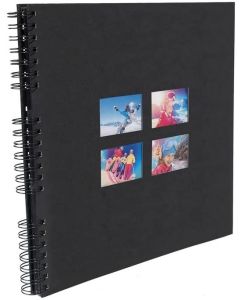 Photo Album photos à spirales - 320 x 320 mm - Noir EXACOMPTA Milano