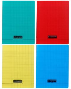 Photo Cahier Séyès 96 pages - 170 x 220 mm - Assortiment CALLIGRAPHE Polypro