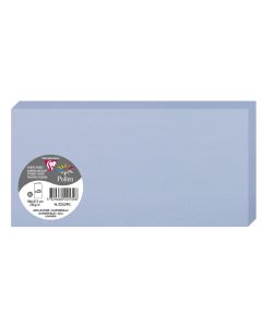Photo POLLEN : Carte double de papier - Format DL - Bleu lavande 22539C